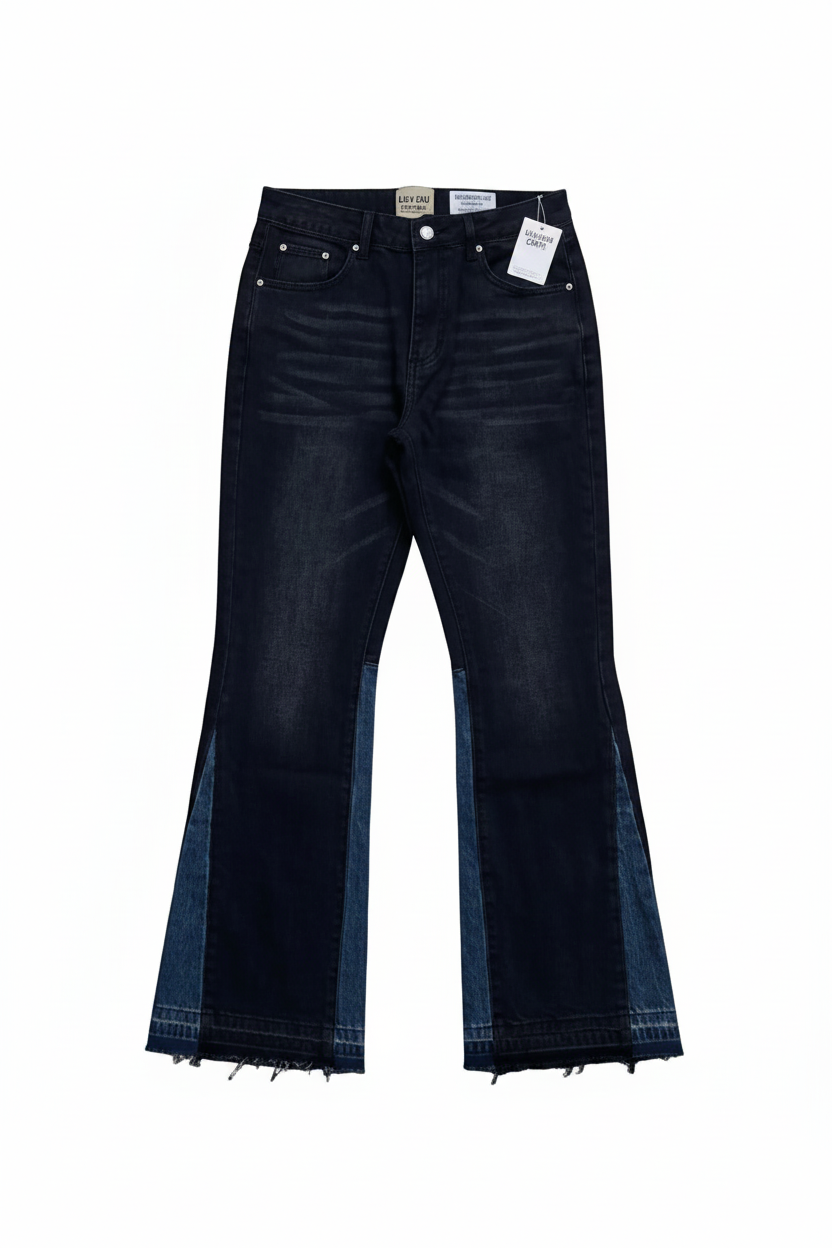 Flare Jeans - White Background